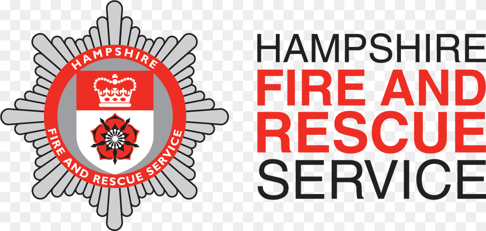 Hampshire Fire And Rescue Service Hampshire Fire Service Logo, Emblem, Symbol, Dynamite, Weapon Free Png