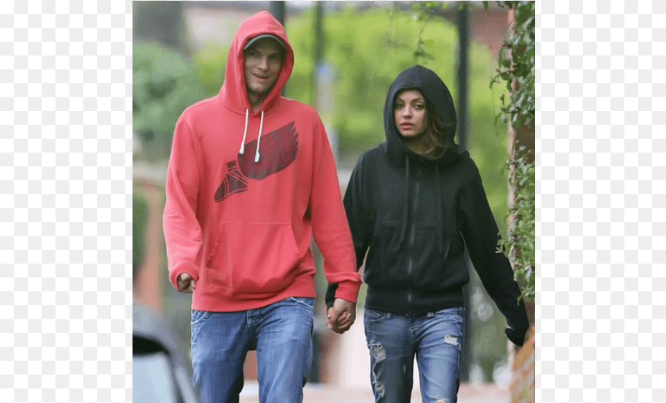 Hampstead Ashton Kutcher And Mila Kunis Couple, Body Part, Sweater, Person, Knitwear Free Png