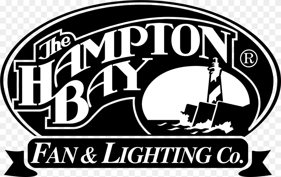 Hampton Bay Fan Logo Transparent Hampton Bay Fan Logo, Stencil, Bulldozer, Machine, Text Png