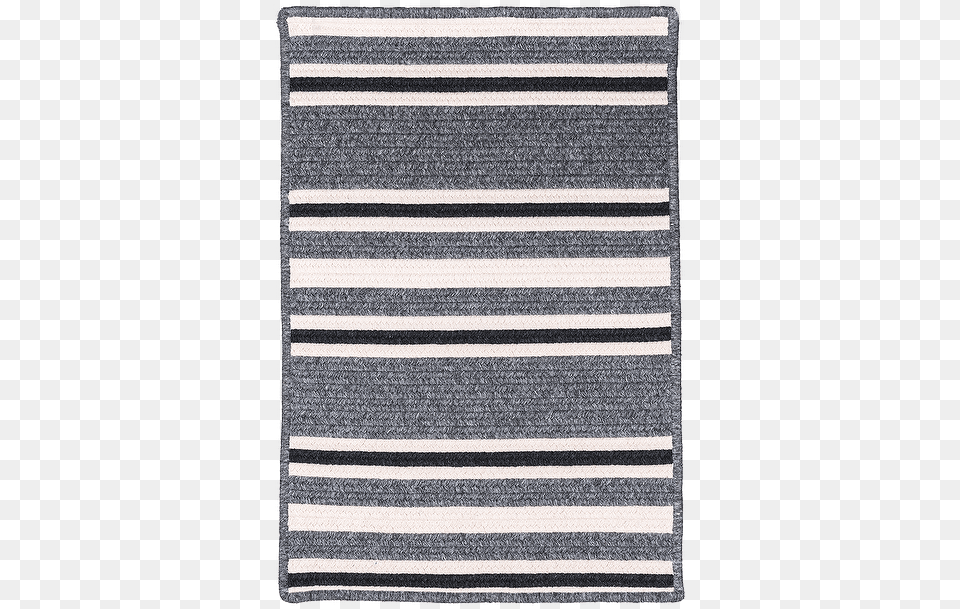 Hampton Gray White Striped Woven Wool Rug Scarf, Home Decor Free Png