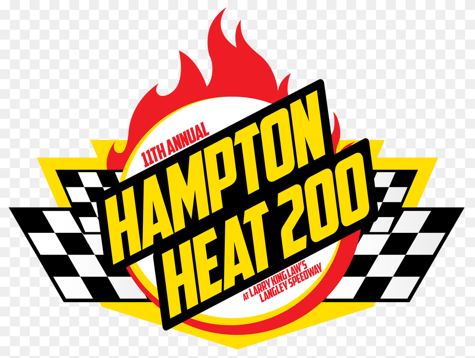 Hampton Heat Logo Larry King Laws Langley Speedway, Sticker, Dynamite, Weapon Png Image