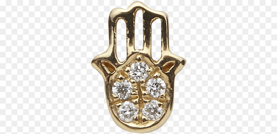 Hamsa Diamond Charm By Loquet Emblem, Accessories, Gemstone, Jewelry, Locket Free Png