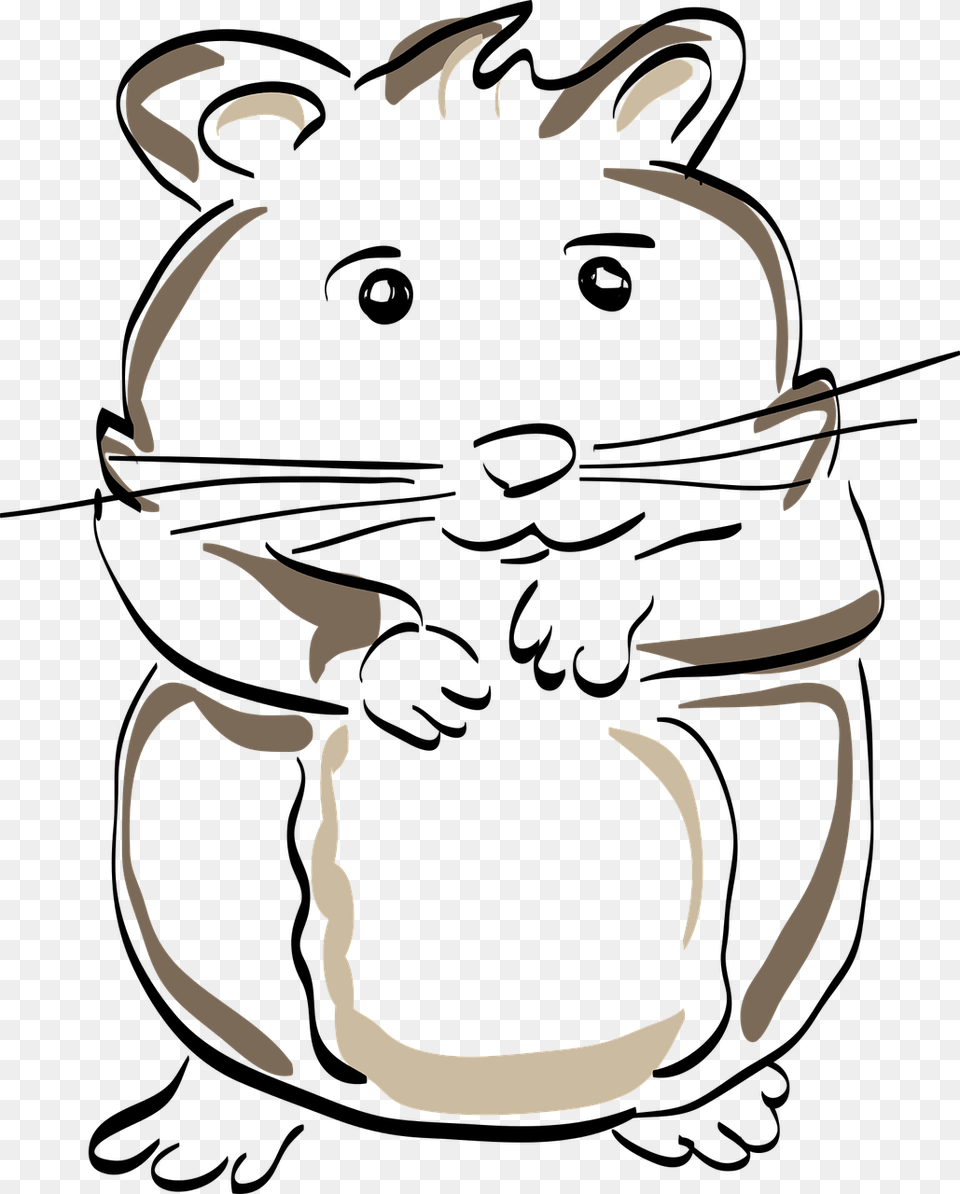 Hamster, Stencil, Electronics, Hardware, Animal Png Image