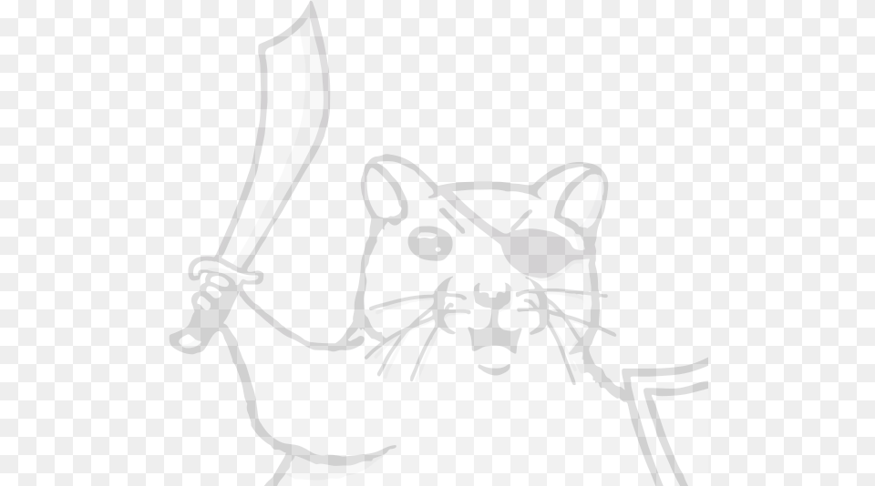 Hamster, Stencil, Animal, Mammal, Pig Png