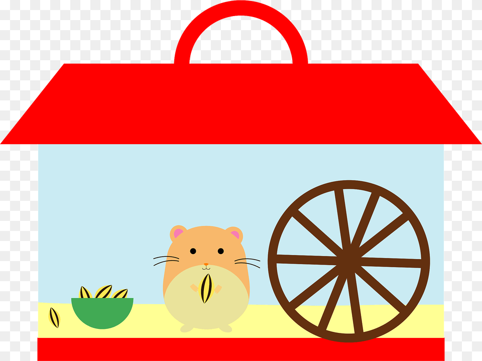 Hamster Animal Clipart, Machine, Wheel, Bag, Accessories Free Png Download