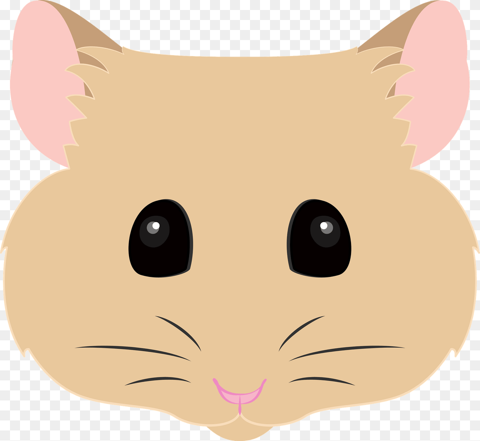 Hamster Face Clipart, Animal, Mammal, Pet, Rodent Free Png Download
