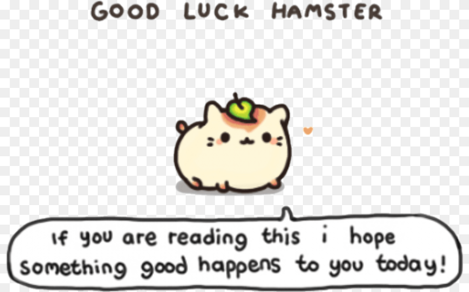 Hamster Goodluck Cute Hope Something Good Happens To You Today, Animal, Bear, Mammal, Wildlife Png
