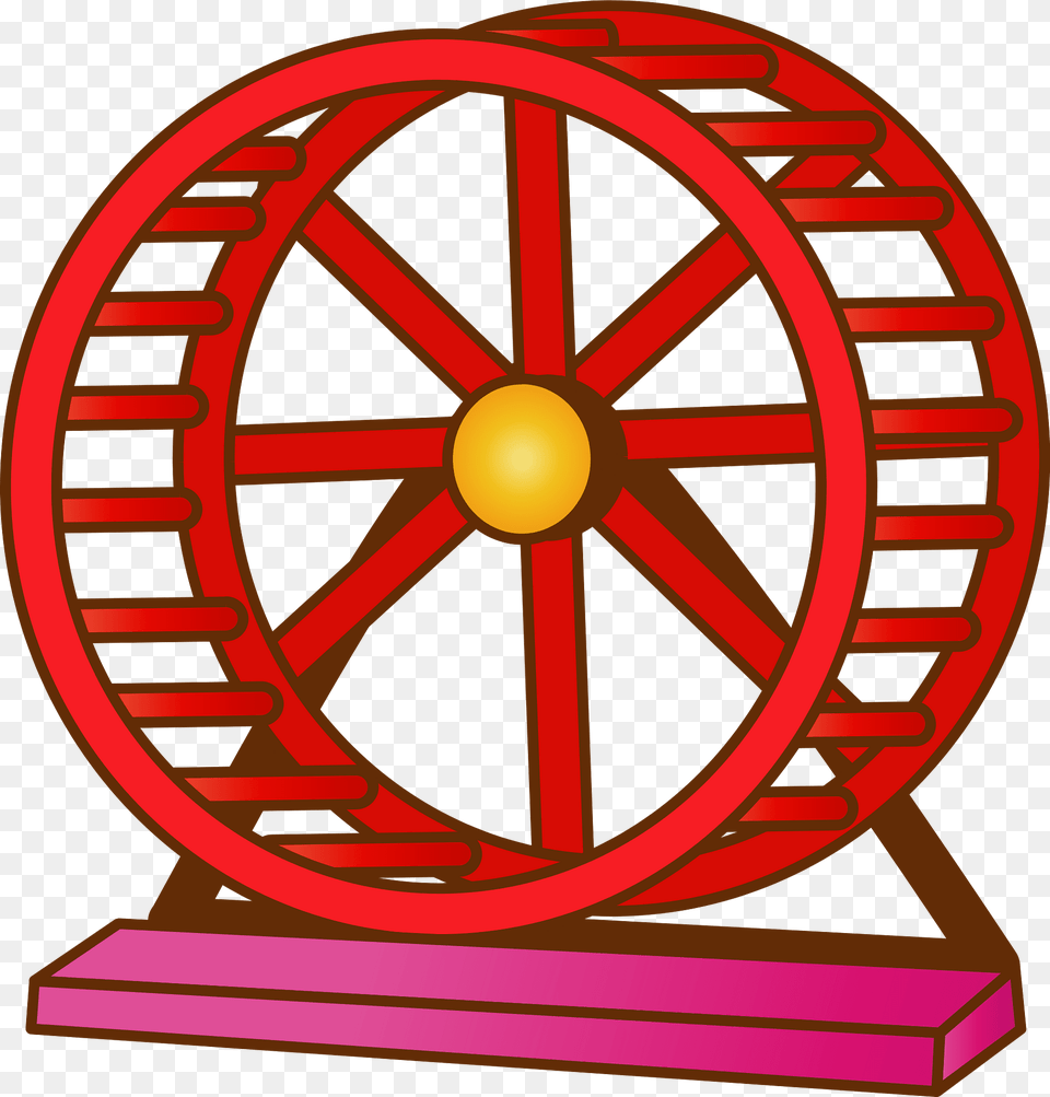 Hamster Wheel Clipart, Spoke, Machine, Car Wheel, Car Free Png