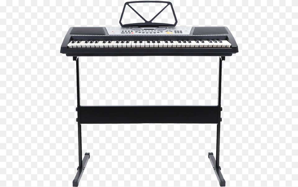 Hamzer 61 Key Electric Music Keyboard Piano With Stand Piano Keyboard, Musical Instrument, Grand Piano Free Png Download