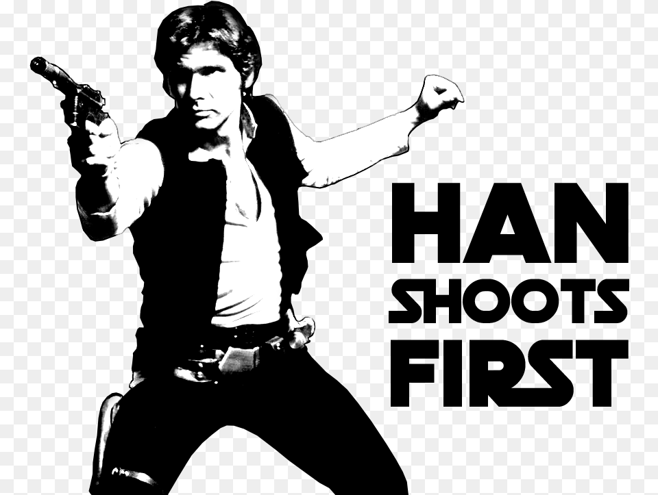Han Shoots First Hans Solo, Weapon, Handgun, Firearm, Gun Png Image