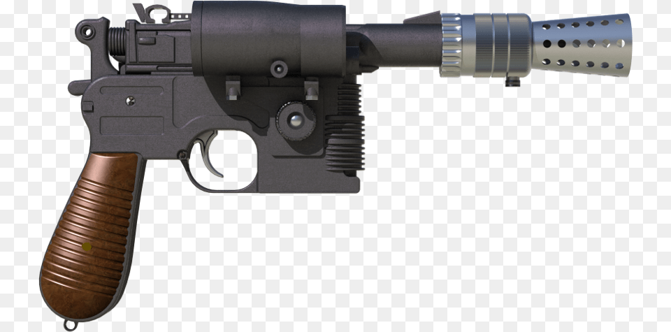 Han Solo Blaster, Firearm, Gun, Handgun, Rifle Free Png Download