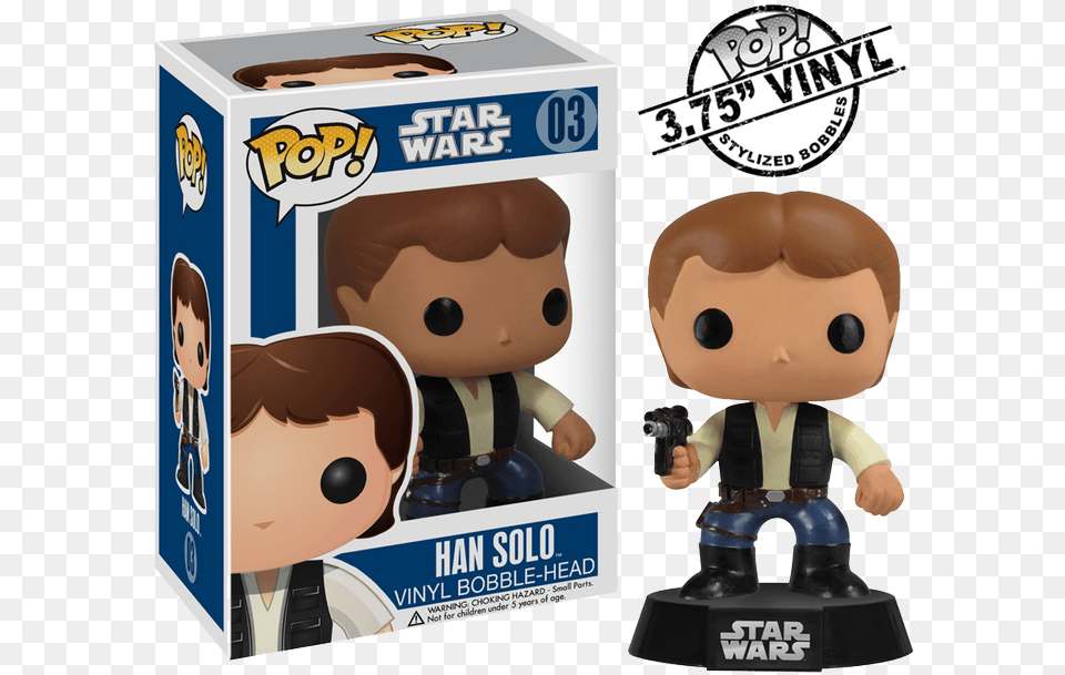 Han Solo Funko Pop Han Solo, Baby, Person, Face, Head Free Png