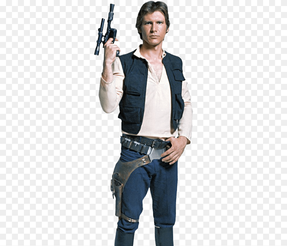 Han Solo Images Star Wars Han Solo, Weapon, Vest, Handgun, Gun Free Transparent Png