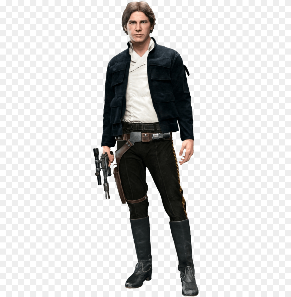 Han Solo Pic Han Solo Battlefront 2, Weapon, Jacket, Handgun, Gun Png