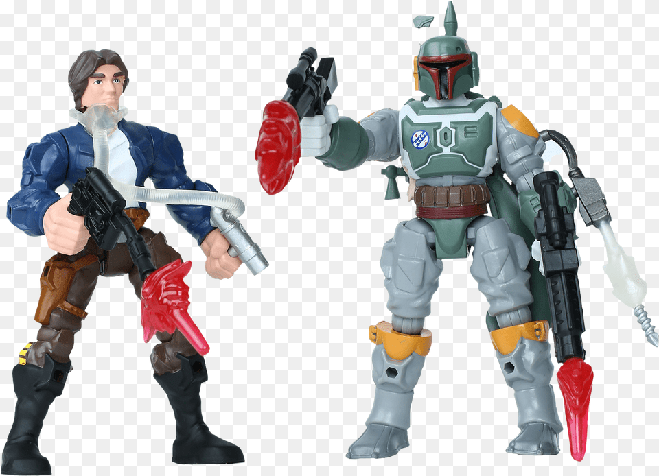 Han Solo Y Boba Fett Hero Mashers, Adult, Male, Man, Person Png