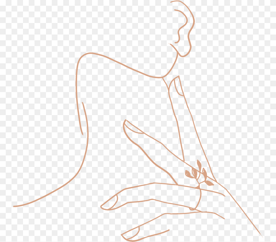 Hand 3 Orange Figure Drawing, Person, Body Part, Finger Free Png