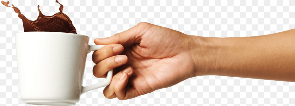 Hand And Coffee, Body Part, Cup, Finger, Person Png Image