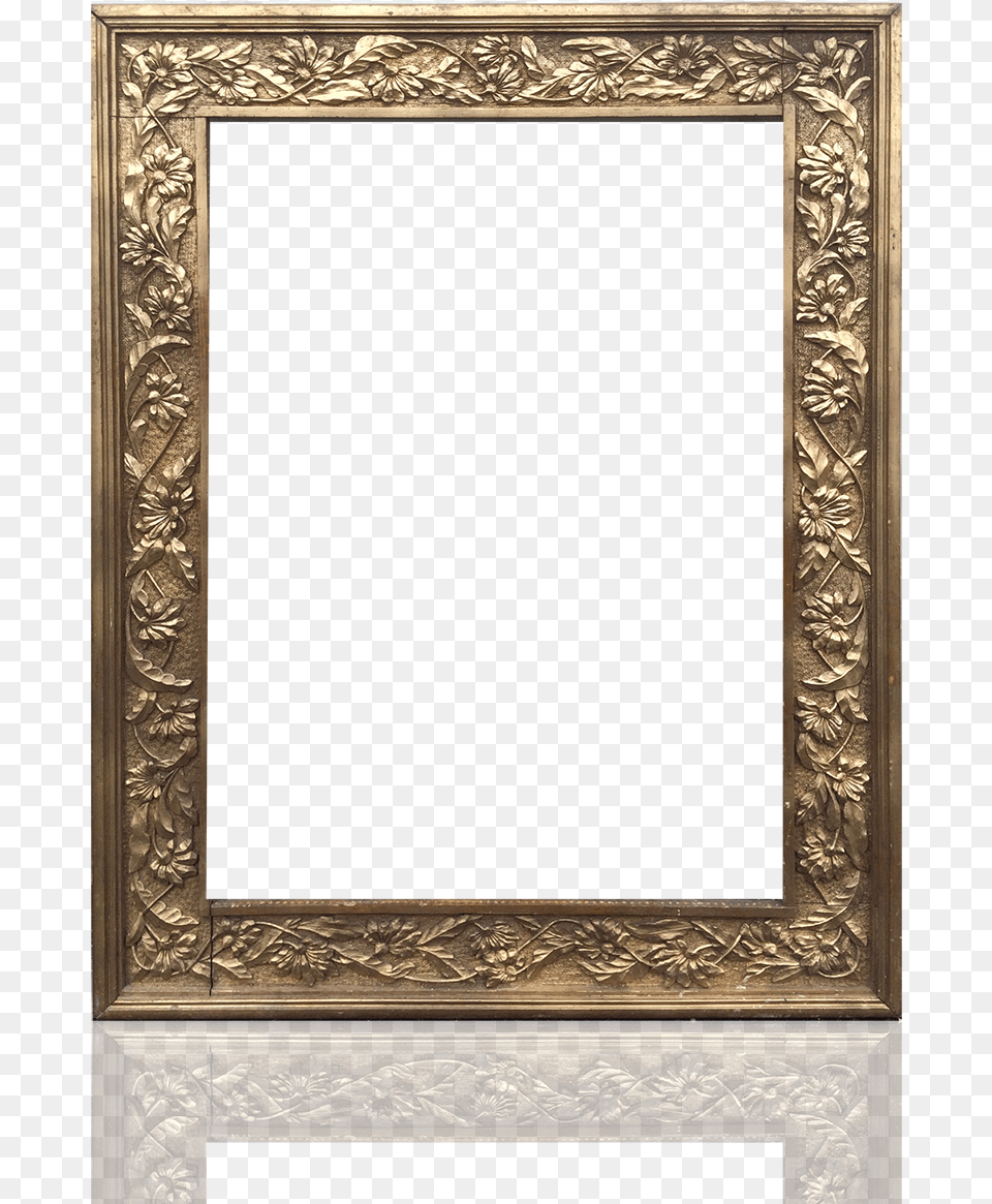 Hand Carved Art Nouveau Frame Art Nouveau Painting Frame, Mirror, Blackboard Free Png Download