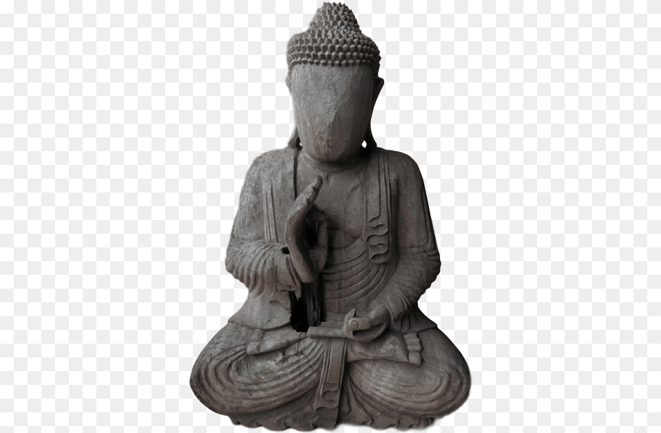 Hand Carved No Face Buddha Gautama Buddha, Art, Prayer, Adult, Male Free Png