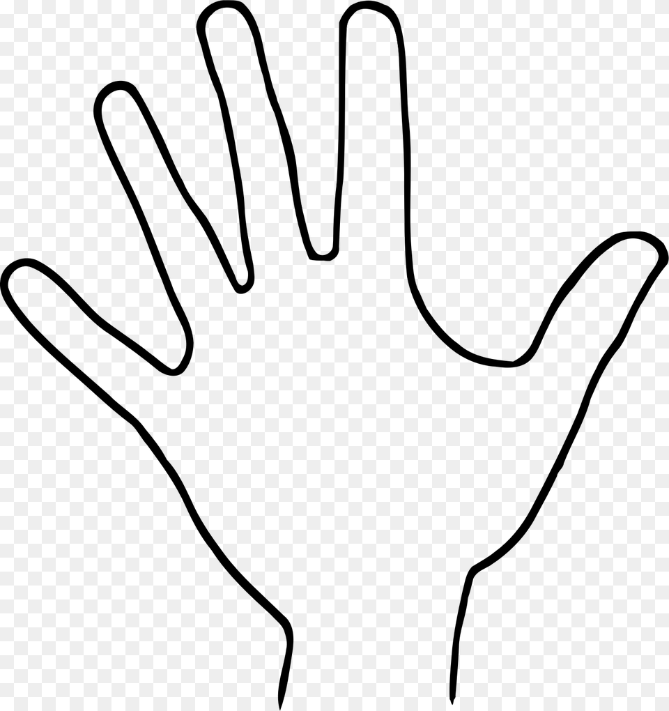 Hand Clipart, Gray Free Transparent Png