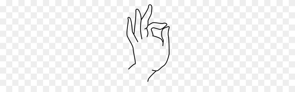 Hand Clipart, Gray Free Transparent Png