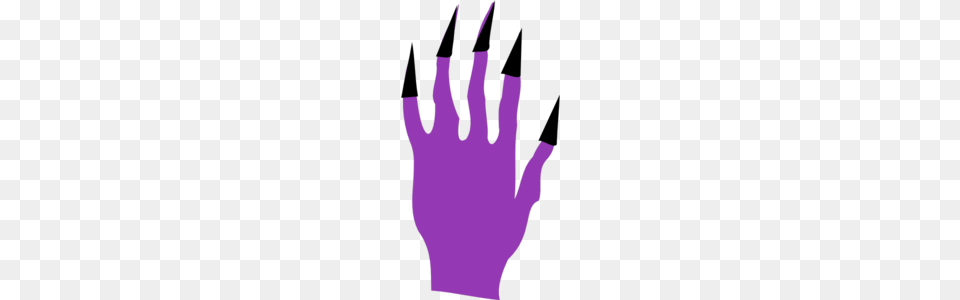 Hand Clipart Halloween, Clothing, Glove, Purple, Body Part Png Image