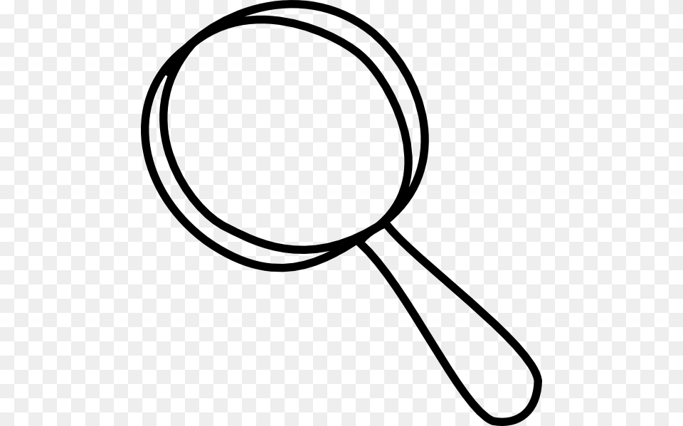 Hand Clipart Magnifying Glass, Smoke Pipe, Racket Free Png