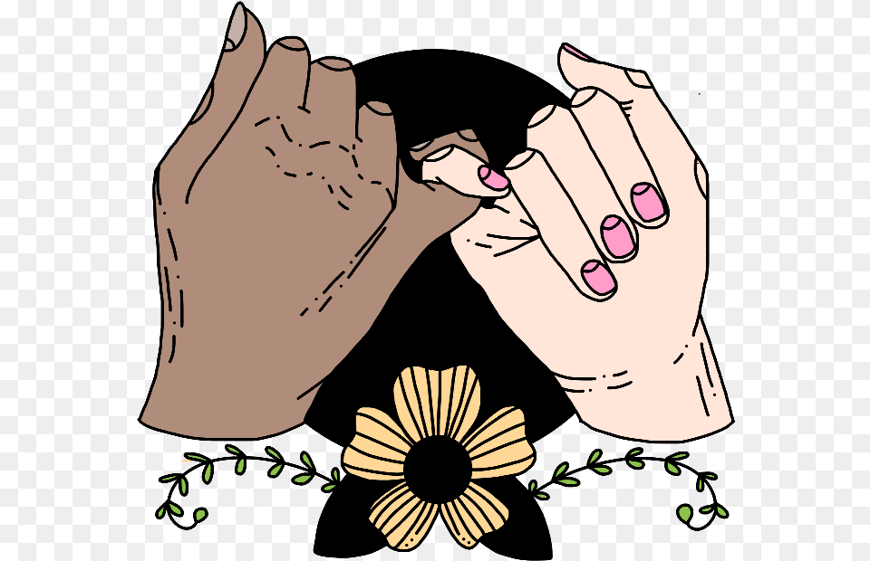 Hand Couple Lover Outline Draw Drawing Freetoedit Lover Drawing, Body Part, Finger, Nail, Person Free Png Download