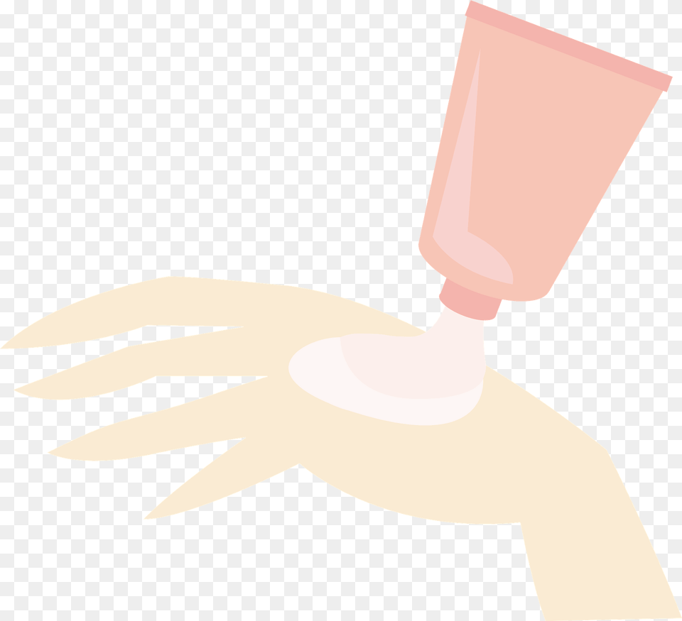 Hand Cream Is Spread On A Hand Clipart, Person, Cleaning, Glove, Clothing Free Transparent Png