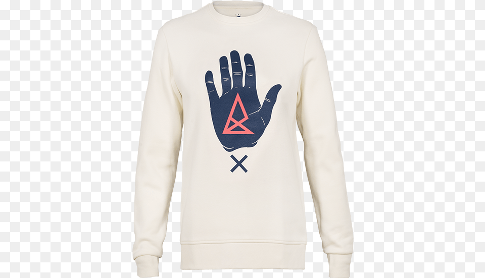 Hand Crew Sweater Girls Sign, Clothing, Glove, Hoodie, Knitwear Free Transparent Png