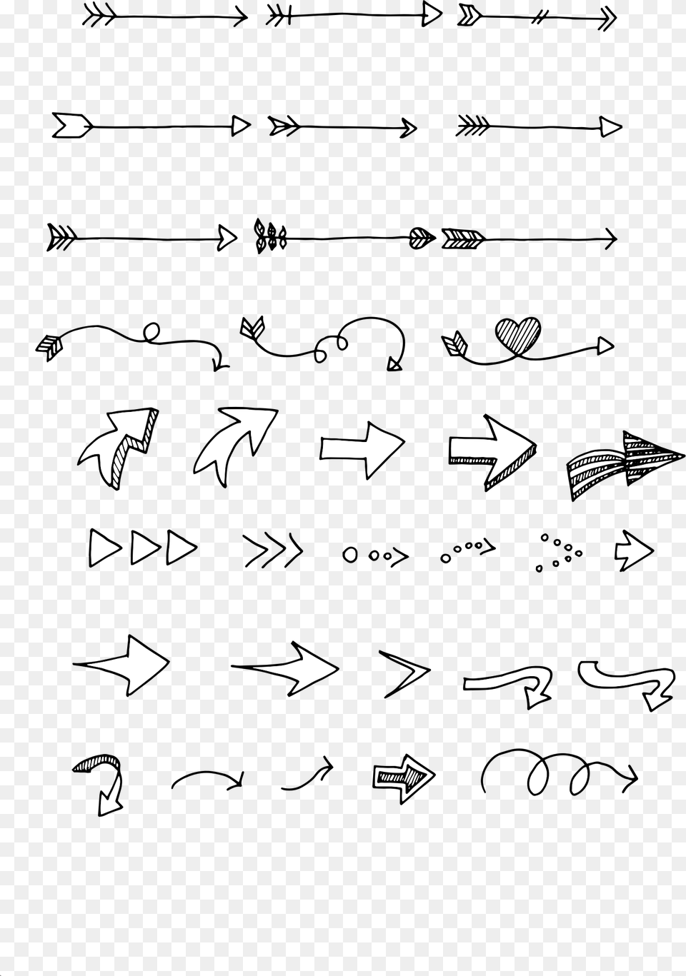 Hand Draw Arrows Clip Arts Hand Drawn Arrow Clipart, Symbol, Baby, Person Free Png Download