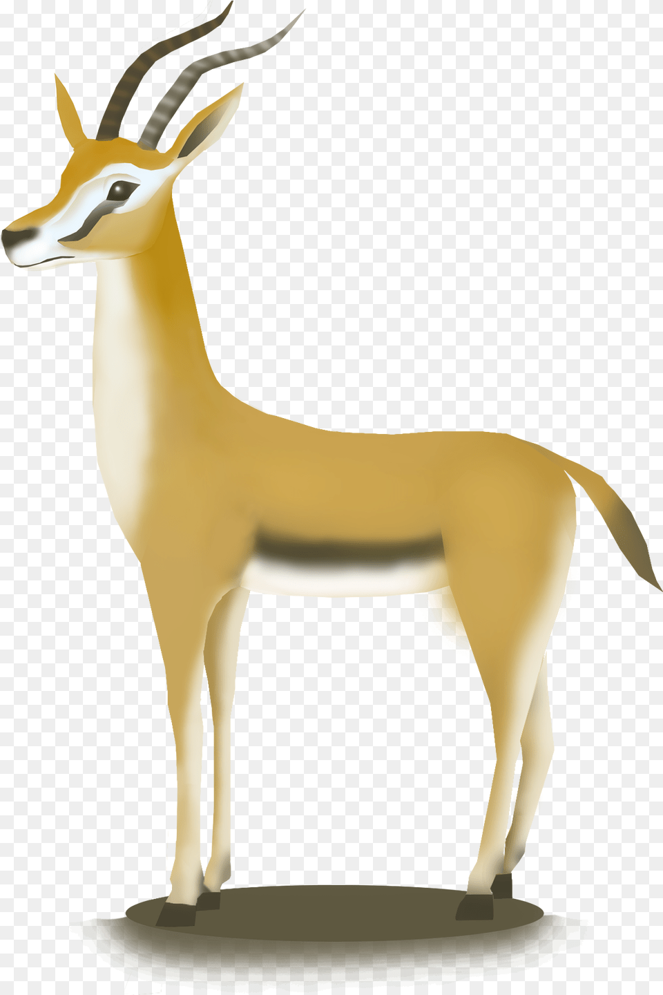Hand Drawn African Antelope Hd Animal, Wildlife, Gazelle, Mammal, Impala Free Png Download