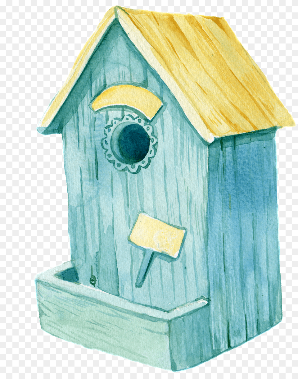 Hand Drawn Bird S Wooden House Portable Network Graphics, Mailbox, Outdoors, Architecture, Building Free Transparent Png