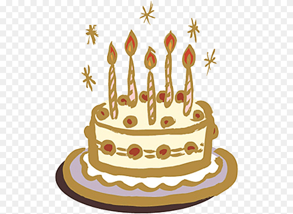 Hand Drawn Birthday Cake Download Birthday, Birthday Cake, Cream, Dessert, Food Free Transparent Png