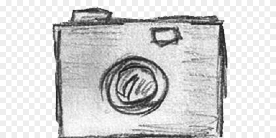 Hand Drawn Camera, Bag Png