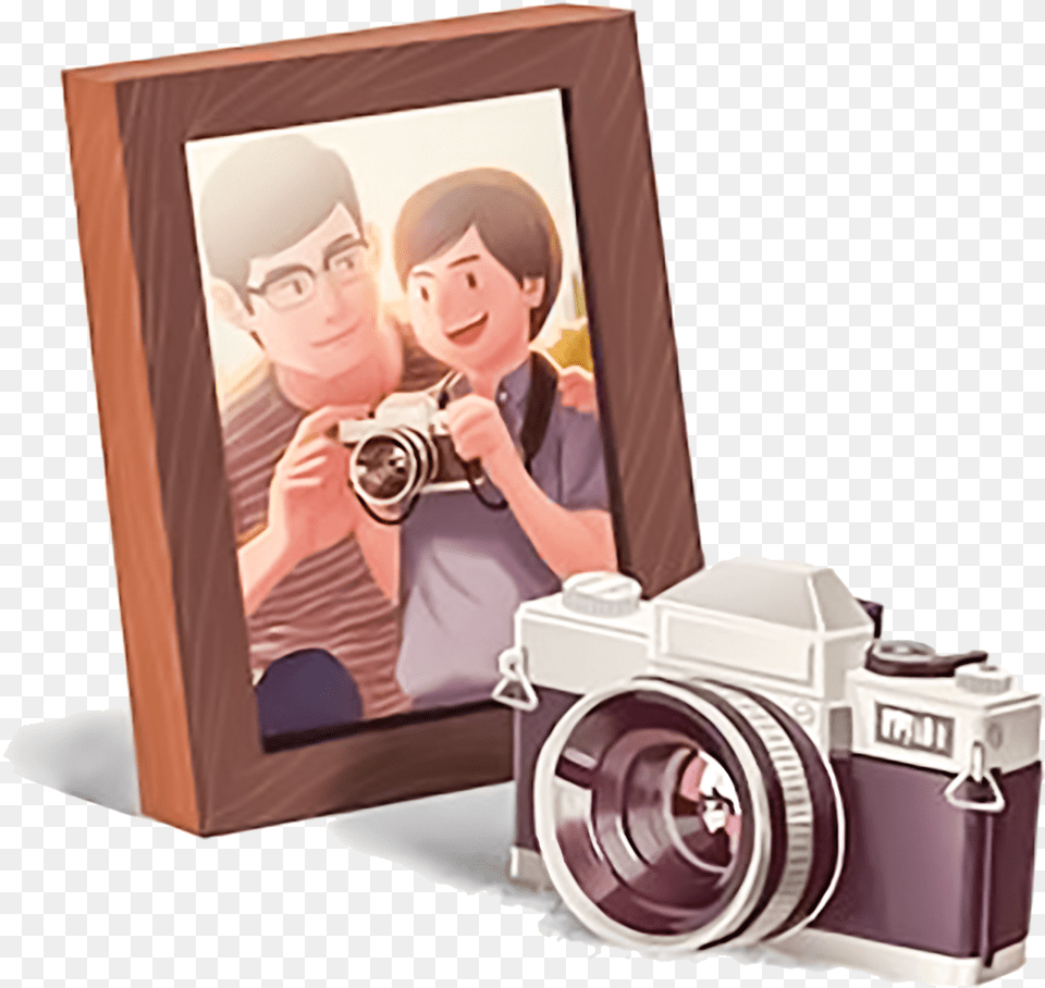 Hand Drawn Cartoon Camera Decoration Vector Download Father39s Day, Photography, Electronics, Adult, Person Png Image
