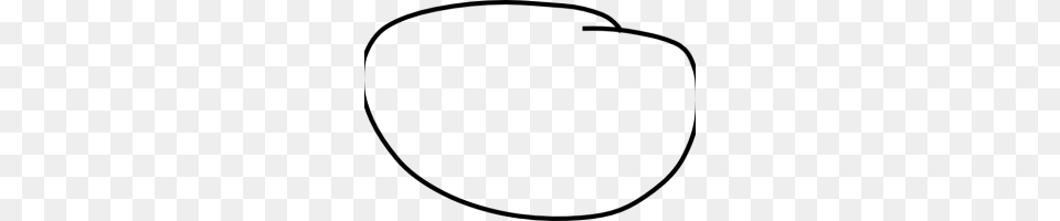 Hand Drawn Circle, Gray Png Image