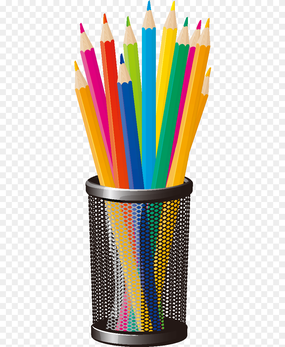Hand Drawn Colorful Pencil Elements Coloring Pencils Clipart Png