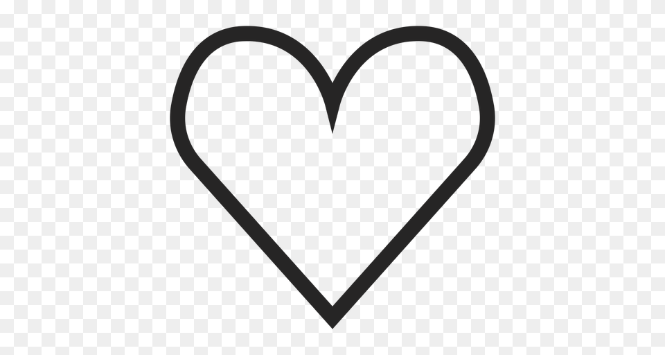 Hand Drawn Cute Heart Icon Free Png Download
