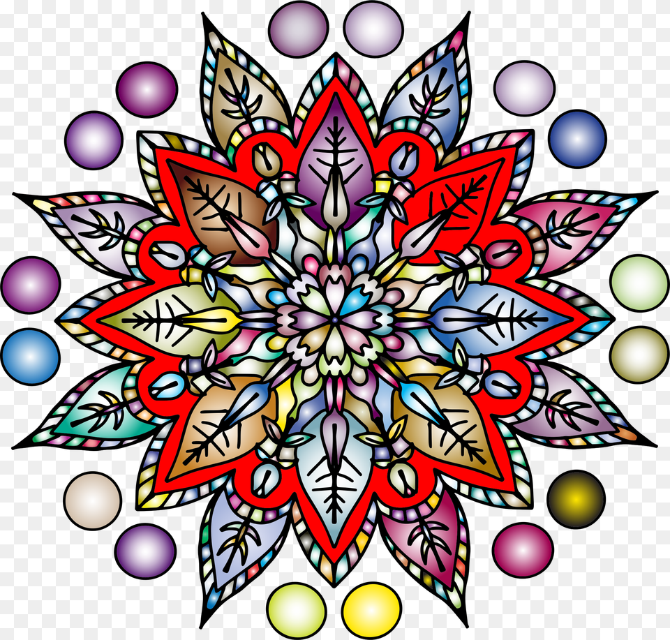 Hand Drawn Floral Line Art Ii Prismatic Clip Arts Clip Art, Floral Design, Graphics, Pattern, Accessories Free Png Download