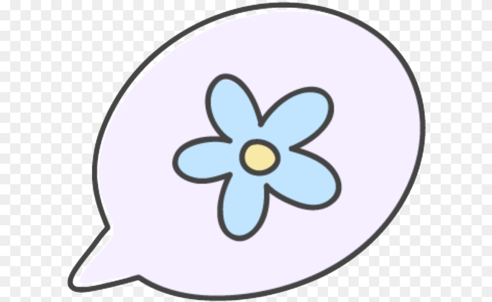 Hand Drawn Flower Bubble Vector Download Circle, Anemone, Plant, Clothing, Hat Png Image