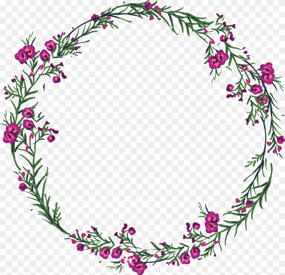 Hand Drawn Flower Frame Flower Frame Icon, Art, Floral Design, Graphics, Pattern Png Image