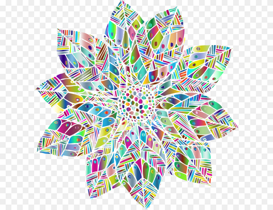 Hand Drawn Flower Line Art Polyprismatic Circle, Graphics, Pattern, Collage, Person Free Transparent Png