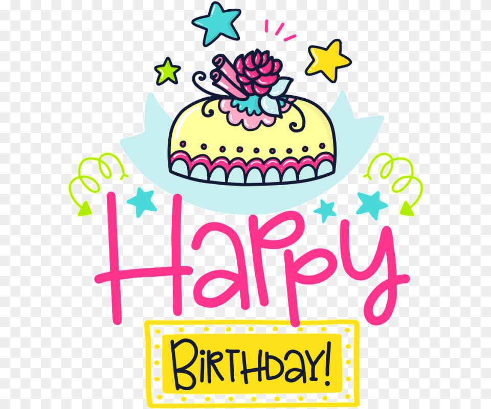 Hand Drawn Happy Birthday Card Vector Happy Birthday Card Illustration, People, Person, Birthday Cake, Cake Free Png Download