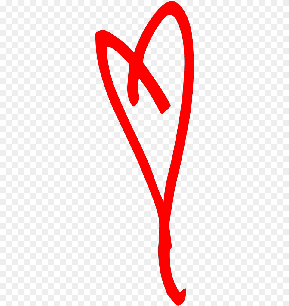 Hand Drawn Heart Hand Drawn Heart In Red, Clothing, Hat, Bow, Weapon Png Image