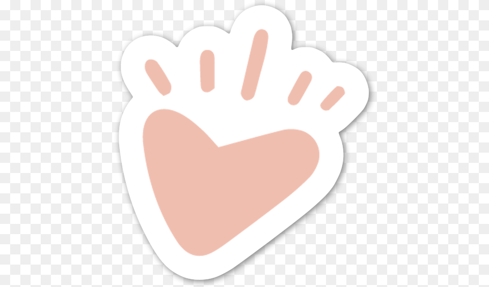 Hand Drawn Heart Sticker Heart, Clothing, Glove, Body Part, Person Png Image