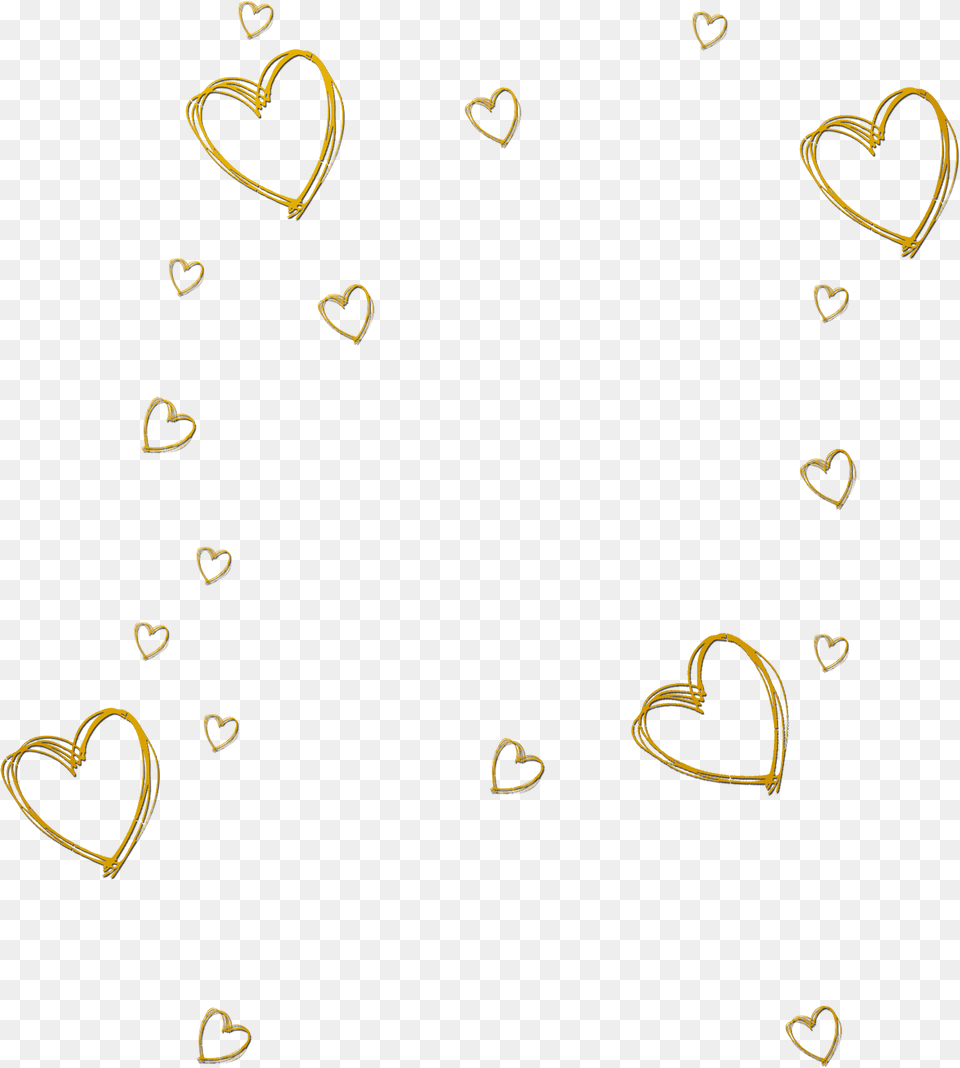 Hand Drawn Lines Hearts Hearts Heart, Text, Symbol, Blackboard Free Transparent Png