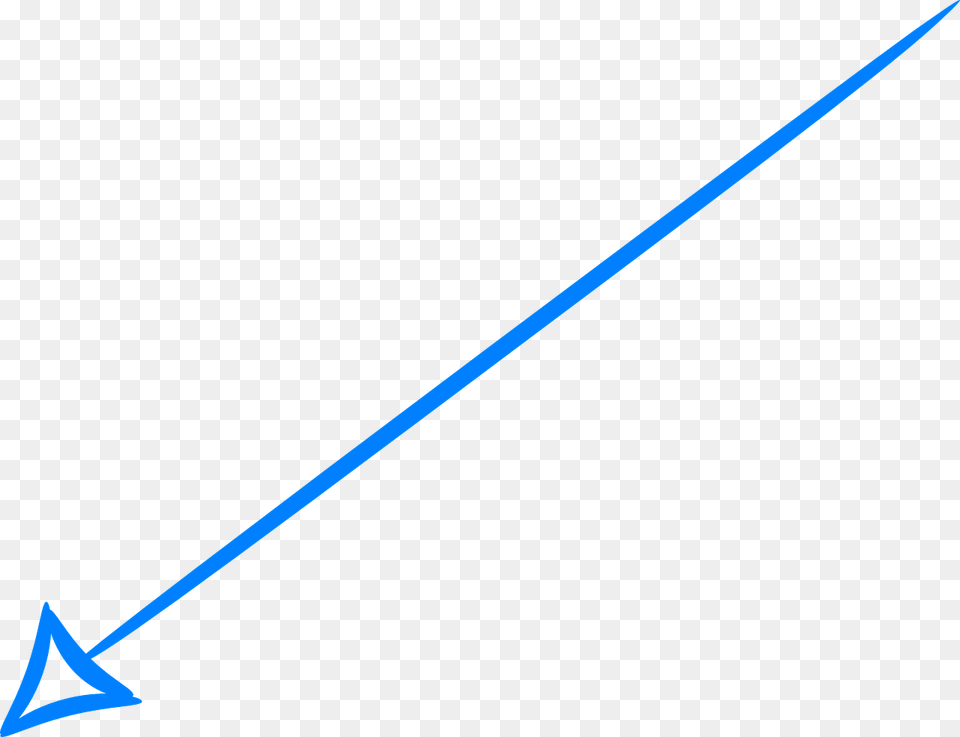 Hand Drawn Long Arrow, Weapon, Blade, Dagger, Knife Png Image