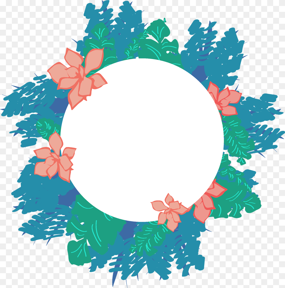Hand Drawn Plant Background Leaves Advertisement, Oval, Wreath, Pattern Free Transparent Png