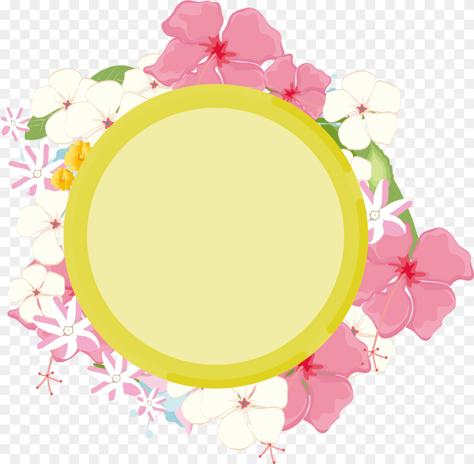 Hand Drawn Plant Background Leaves Advertisement Circle, Petal, Oval, Flower, Pattern Free Png